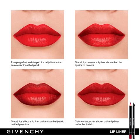 givenchy lip liner swatches|sephora lip liner givenchy.